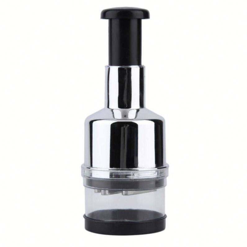 Hand Press Garlic Chopper, Manual Vegetable Cutter