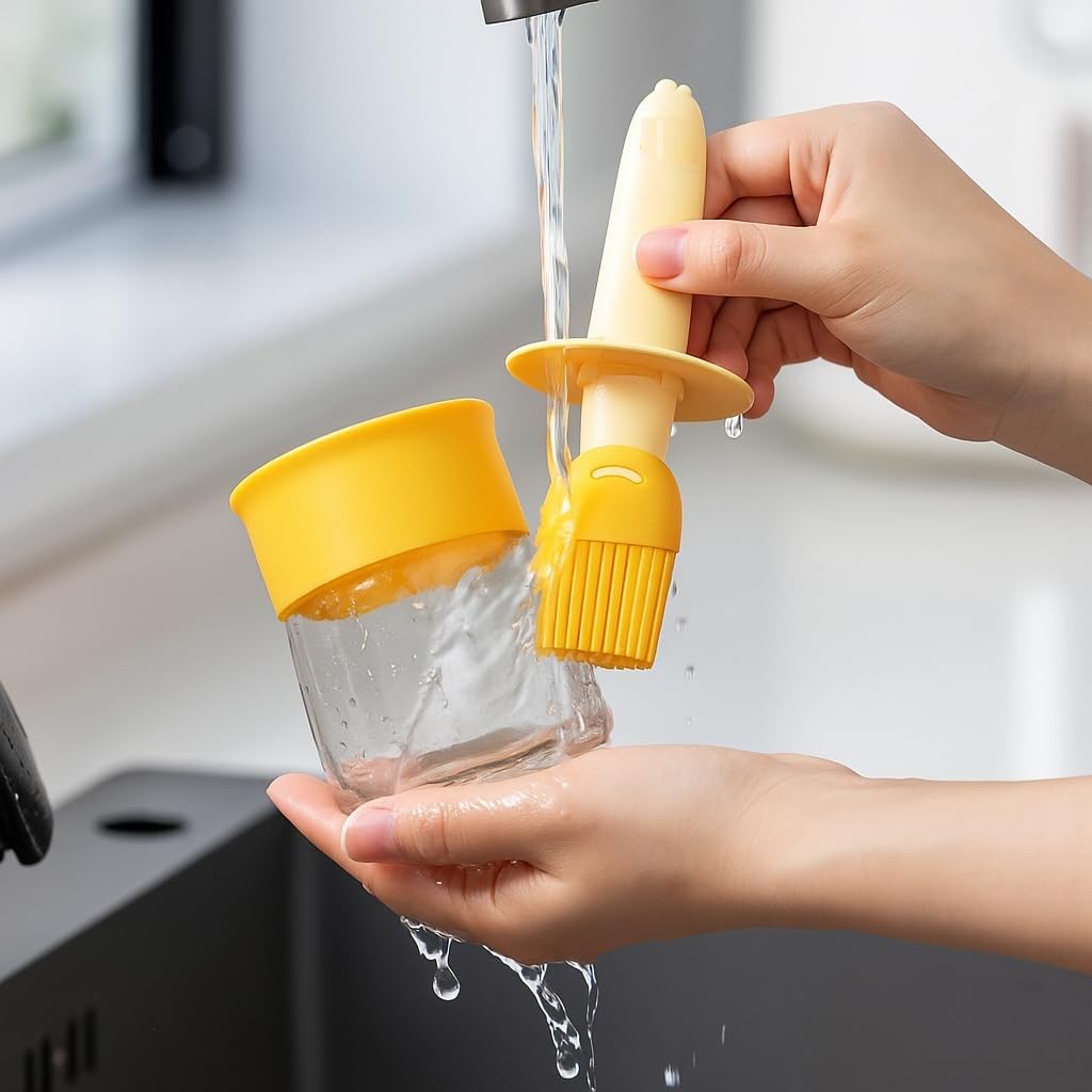 Oil Dispenser Bottle With Silicone Brush 200ml