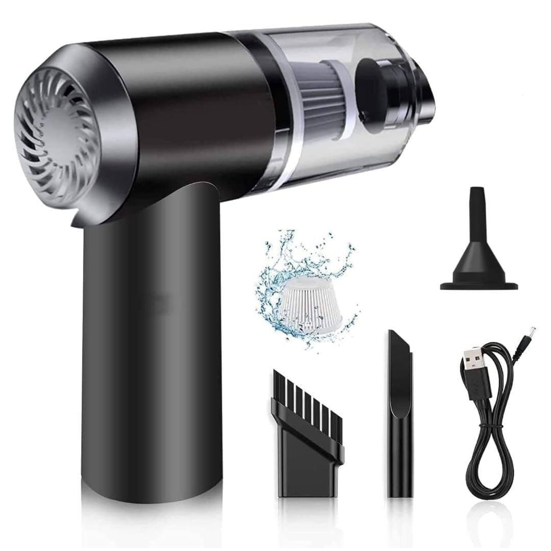 3 in 1 Vacuum Cleaner with Blower for Home. Cordless Car Vacuum Cleaner, USB Rechargeable Cleaner for Car Outdoor Office Handheld Computer, Laptop, Car