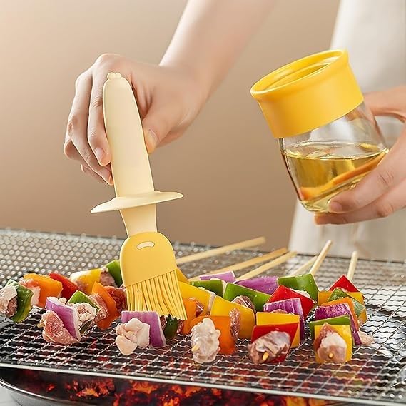 Oil Dispenser Bottle With Silicone Brush 200ml