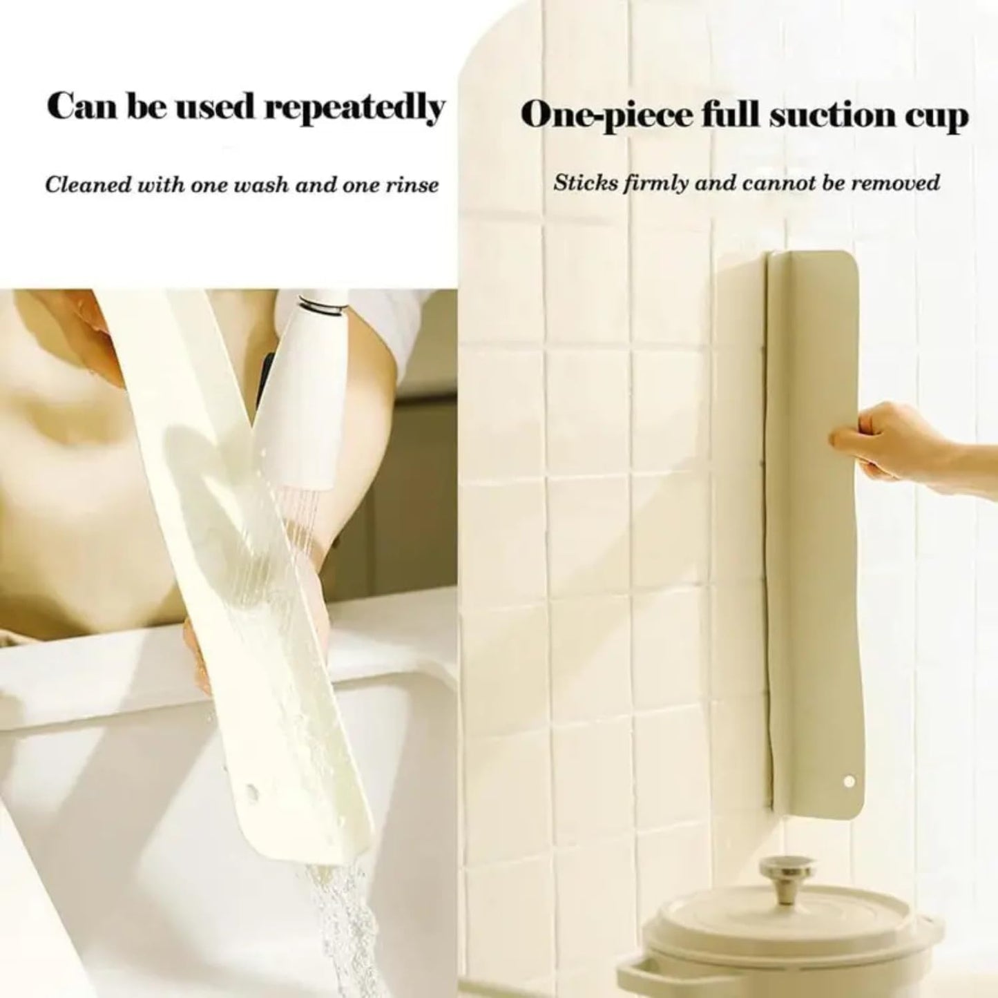 Silicone Sink Splash Guard – Kitchen Water Deflector Strip for Sink Edge (Multicolor)