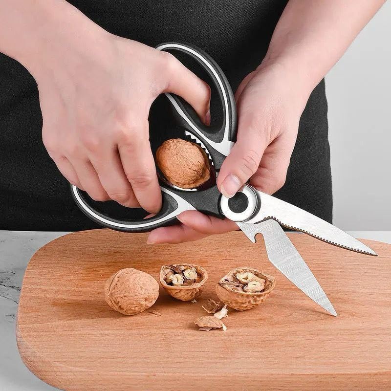 Kitchen Scissor Multi-Purpose Stainless Steel Shears With Bottle Opener Fish Cutting Stainless Steel Scissor