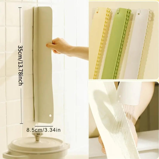 Silicone Sink Splash Guard – Kitchen Water Deflector Strip for Sink Edge (Multicolor)