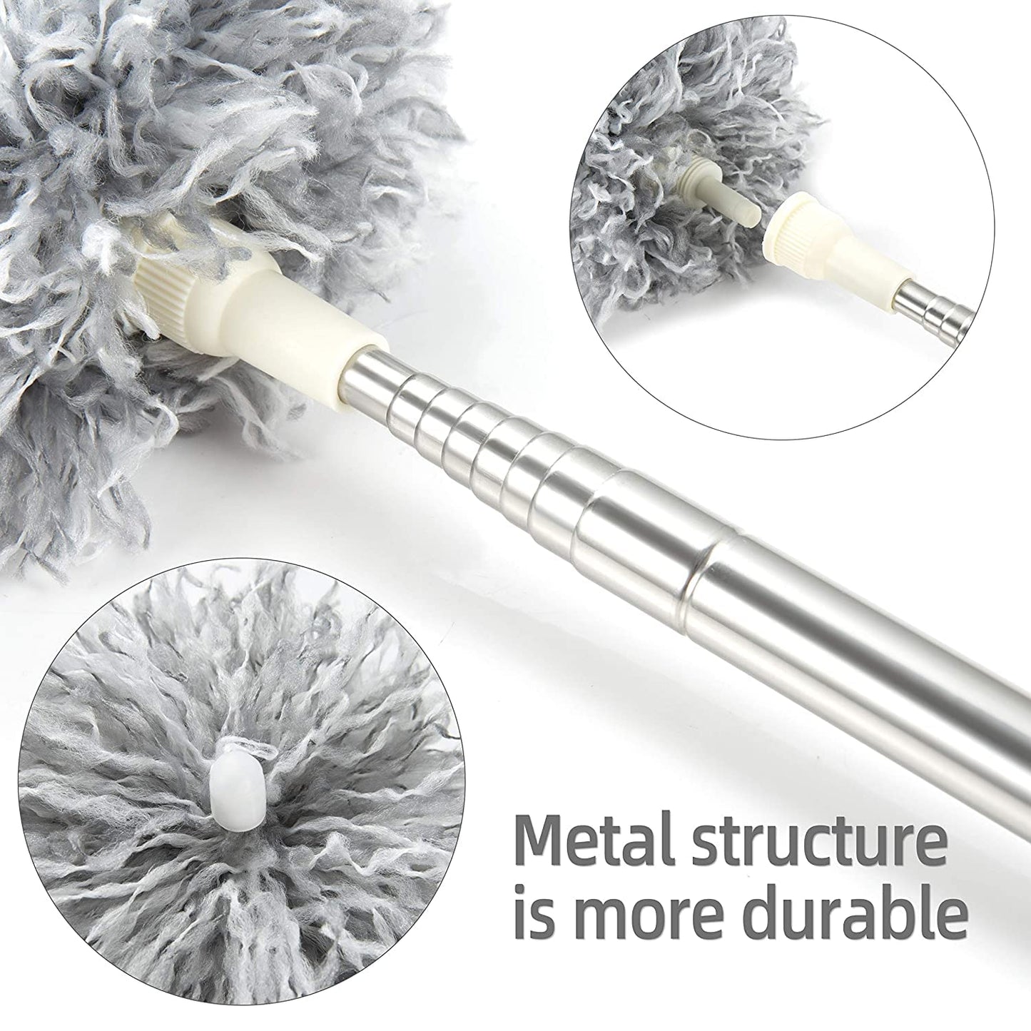 Extendable Washable Microfiber Cleaning Duster