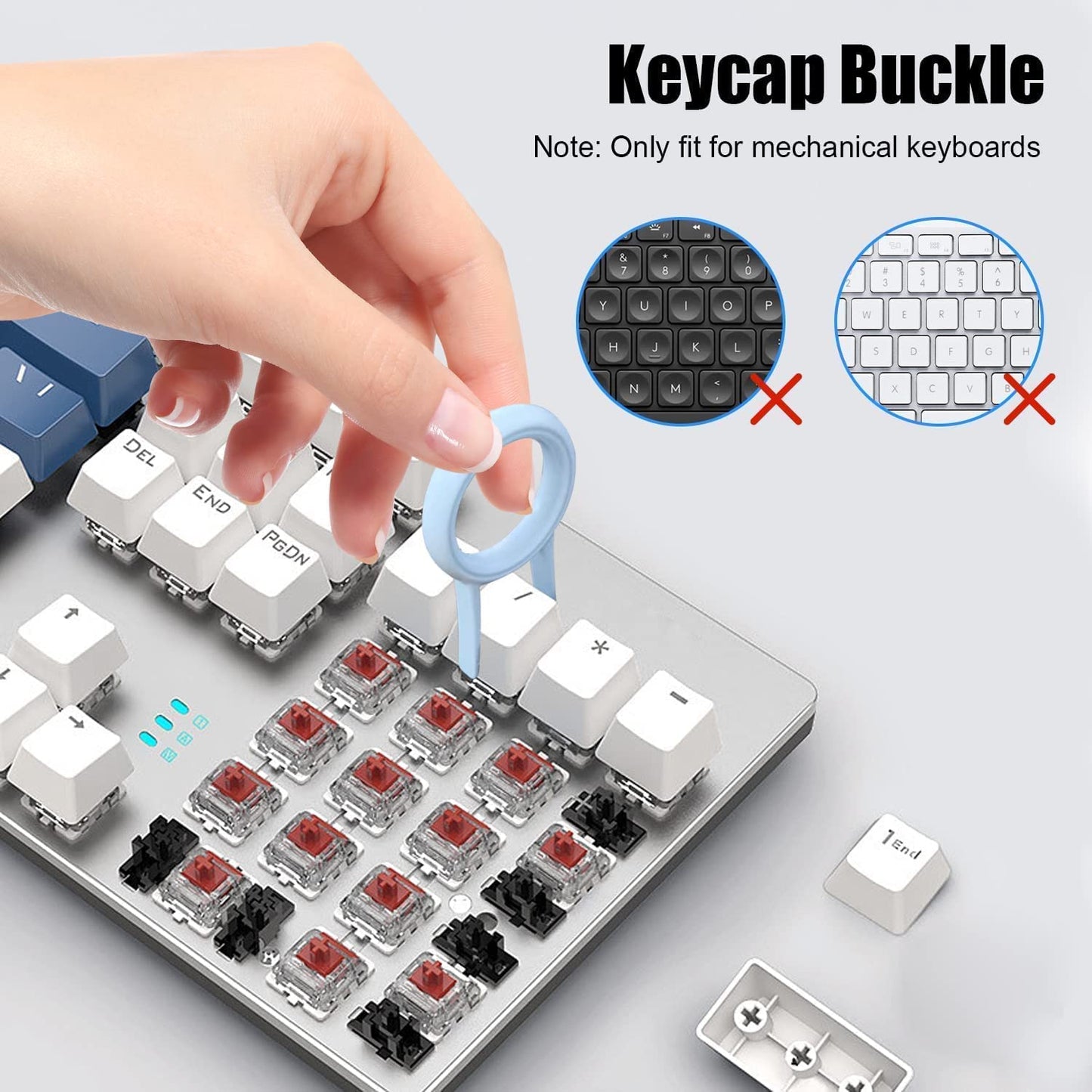 7 in 1 Multi-Function Laptop Cleaning Brush/Keyboard Cleaning kit/Gadget Cleaning kit Gap Duster Key-Cap Puller for Laptop,Monitor,Keyboard and Earphones with Spray Bottle (Multicolor)