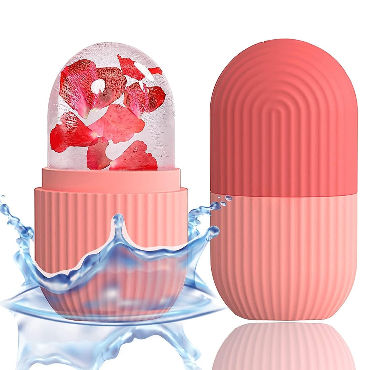 Silicone Face Ice Roller for Men & Women – Reusable & Unbreakable Face Massager for Glowing Skin