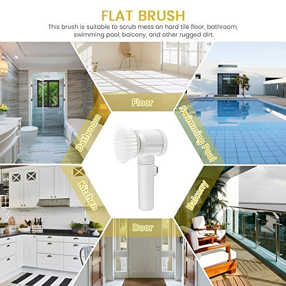 Rechargeable Multifunctional Handheld Magic Brush Cleaner