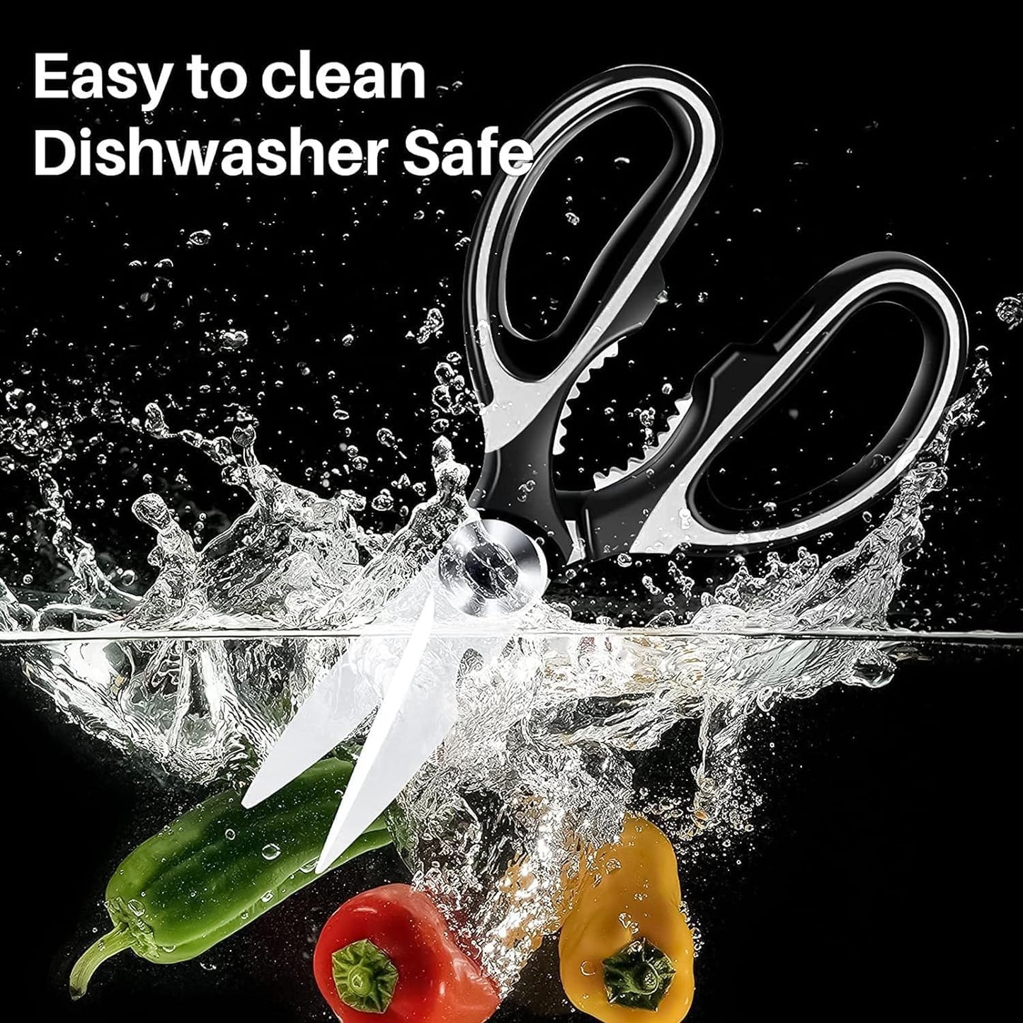 Kitchen Scissor Multi-Purpose Stainless Steel Shears With Bottle Opener Fish Cutting Stainless Steel Scissor